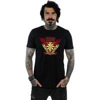 Marvel Men's Captain Protector Of The Skies T-Shirt in Black | Size: 3XL