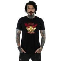 Marvel Men's Captain Protector Of The Skies T-Shirt in Black | Size: 4XL