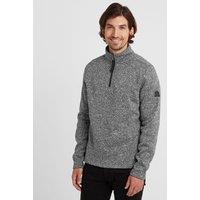 TOG24 Men's 'Pearson' Fleece Zipneck in Dark Grey | Size: XL