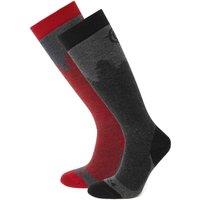 TOG24 Men's 'Aprica' Ski Socks in Dark Red | Size: Large