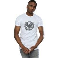 Marvel Men's Agents Of SHIELD Brushed Logo T-Shirt in White | Size: Large