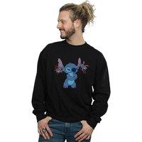 Disney Men's Lilo & Stitch Little Devils Sweatshirt in Black | Size: Small