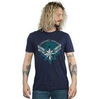 Marvel Men's Captain Starforce Warrior T-Shirt in Navy | Size: 4XL