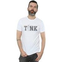 Disney Men's Tinker Bell Collegiate Tink T-Shirt in White | Size: 2XL