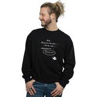 Disney Men's Aladdin Jasmine Goals Sweatshirt in Black | Size: Large