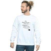Disney Men's Aladdin Jasmine Goals Sweatshirt in White | Size: 2XL