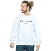 Disney Men's Aladdin Lifes A Magic Carpet Ride Sweatshirt in White | Size: Small