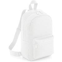Bagbase Men's Mini Essential Backpack Rucksack Bag Pack of 2 in White