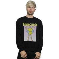 Disney Men's Hercules Muscles Sweatshirt in Black | Size: 5XL