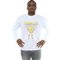 Disney Men's Hercules Muscles Sweatshirt in White | Size: XL