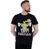 Disney Men's Hercules Do You Even Lift? T-Shirt in Black | Size: Medium