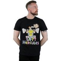 Disney Men's Hercules Do You Even Lift? T-Shirt in Black | Size: 4XL