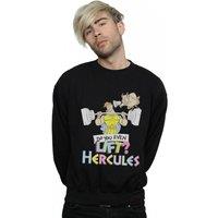 Disney Men's Hercules Do You Even Lift? Sweatshirt in Black | Size: 5XL