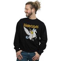 Disney Men's Hercules With Pegasus Sweatshirt in Black | Size: XL