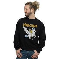 Disney Men's Hercules With Pegasus Sweatshirt in Black | Size: 4XL