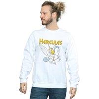 Disney Men's Hercules With Pegasus Sweatshirt in White | Size: Small