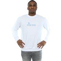 Disney Men's Aladdin Wish Dude Sweatshirt in White | Size: Small