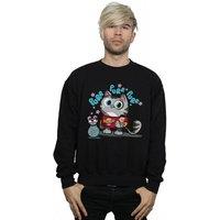 The Big Bang Theory Men's Bazinga Kitty Sweatshirt in Black | Size: 2XL