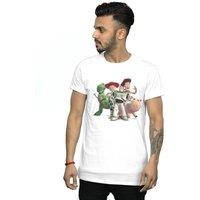 Disney Men's Toy Story 4 Group T-Shirt in White | Size: Medium