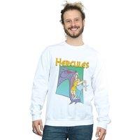 Disney Men's Hercules Hydra Fight Sweatshirt in White | Size: Small