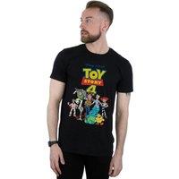 Disney Men's Toy Story 4 Crew T-Shirt in Black | Size: Medium
