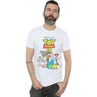 Disney Men's Toy Story 4 Crew T-Shirt in White | Size: Medium