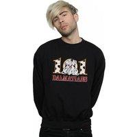 Disney Men's 101 Dalmatians Puppy Hug Sweatshirt in Black | Size: 5XL