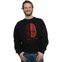 Disney Men's Star Wars The Rise Of Skywalker Sith Trooper Helmet Sweatshirt in Black | Size: XL