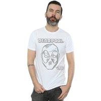 Marvel Men's Deadpool This Is Just Lazy T-Shirt in White | Size: Medium