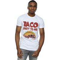 Marvel Men's Deadpool Taco Dirty To Me T-Shirt in White | Size: Large