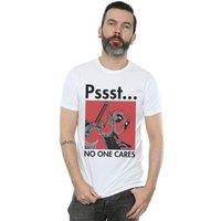 Marvel Men's Deadpool No One Cares T-Shirt in White | Size: Medium