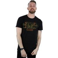 Star Wars Men's Target Logo T-Shirt in Black | Size: 5XL