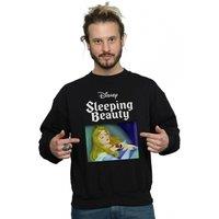 Disney Men's Sleeping Beauty Aurora Sweatshirt in Black | Size: 4XL