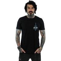 Disney Men's Star Wars The Rise Of Skywalker Jedi Badge Breast Print T-Shirt in Black | Size: 3XL