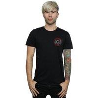 Disney Men's Star Wars The Rise Of Skywalker First Order Forces Breast Print T-Shirt in Black | Size: Large