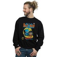 DC Comics Men's Super Friends Batman The Boy Wonder Sweatshirt in Black | Size: XL