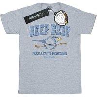 Looney Tunes Men's Road Runner Beep Beep T-Shirt in Grey | Size: 4XL