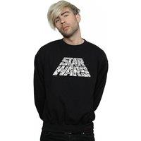Disney Men's Star Wars The Rise Of Skywalker Trooper Filled Logo Sweatshirt in Black | Size: 4XL