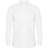 Henbury Men's Modern Long Sleeved Oxford Shirt in White | Size: Medium