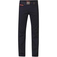 Duke Clothing Men's D555 London Mario Bedford Cord Trousers in Black | Size: 34S