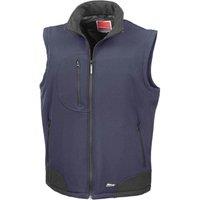 Result Men's Softshell Bodywarmer Breathable Weatherproof Jacket in Navy | Size: XL