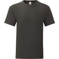 Fruit of the Loom Men's Iconic T-Shirt (Pack Of 5) in Grey | Size: Large
