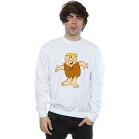 The Flintstones Men's Barney Rubble Classic Pose Sweatshirt in White | Size: Medium