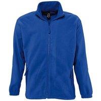 SOL'S Men's North Full Zip Outdoor Fleece Jacket in Blue | Size: Large