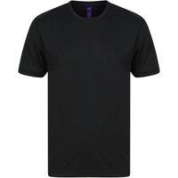 Henbury Men's HiCool Performance T-Shirt in Black | Size: 2XL