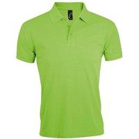 SOL'S Men's Prime Pique Plain Short Sleeve Polo Shirt in Green | Size: 3XL