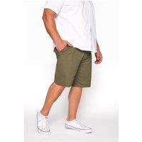 BadRhino Men's Stretch Chino Shorts in Light Khaki | Size: 56R