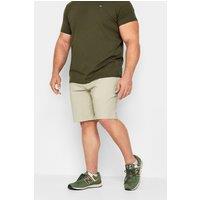 BadRhino Men's Stretch Chino Shorts in Stone | Size: 50R