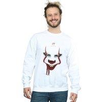 IT Chapter Two Men's Pennywise Poster Stare Sweatshirt in White | Size: Medium