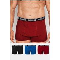 BadRhino Men's 3 Pack Boxers in Black | Size: 5-6XL